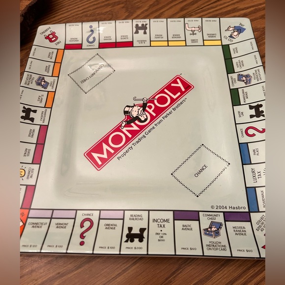 wine things unlimited Kitchen Monopoly Plate Serving Platter Wine Things Unlimited 25 Square